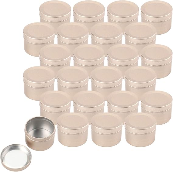 Wholesale Rose Gold Mini Candle Favors- 2oz (Business Branding, Weddings, Baby Showers, Party Favors and more)