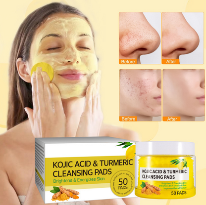 Kojic Acid & Turmeric Cleansing Pads