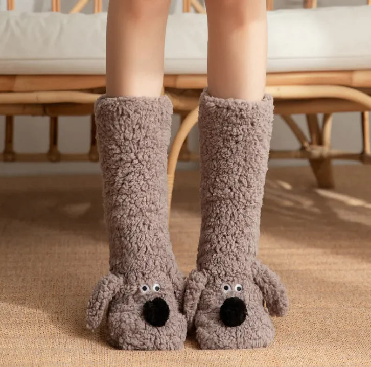 Dog fuzzy socks