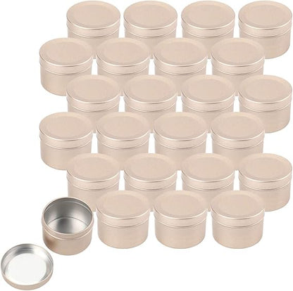 Wholesale Rose Gold Mini Candle Favors- 2oz (Business Branding, Weddings, Baby Showers, Party Favors and more)